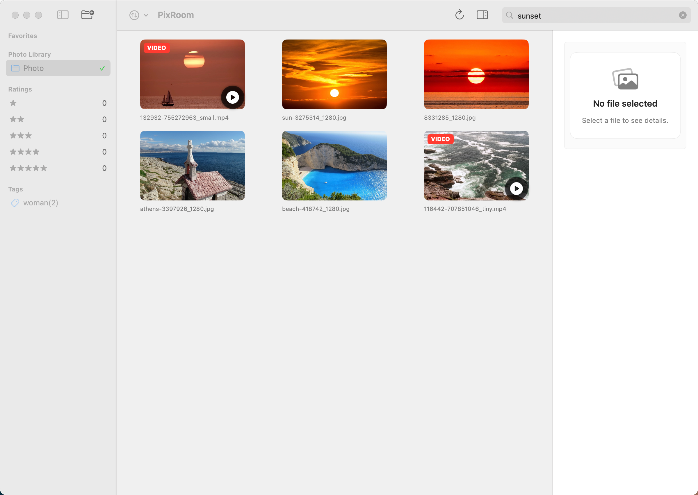 PixRoom - The Ultimate Photo & Video Manager for Mac